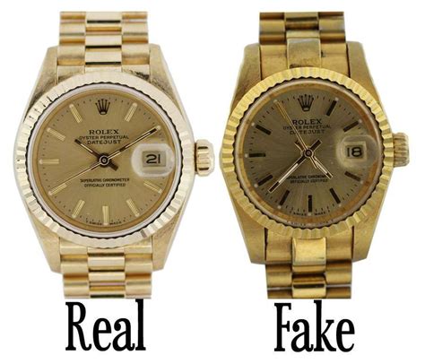 gold rolex watch fake|perfect rolex vs real.